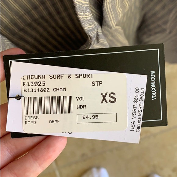 Striped Overall Dress - Picture 3 of 3